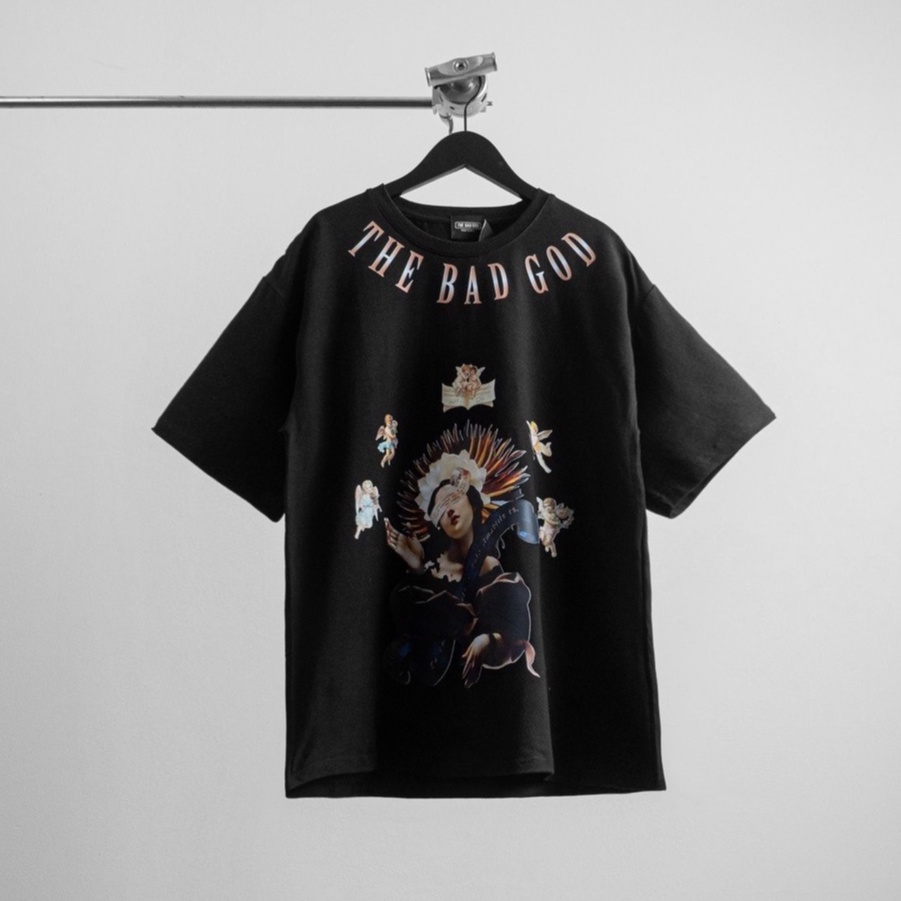 Áo thun tay lỡ The Bad God Mother Angles tee