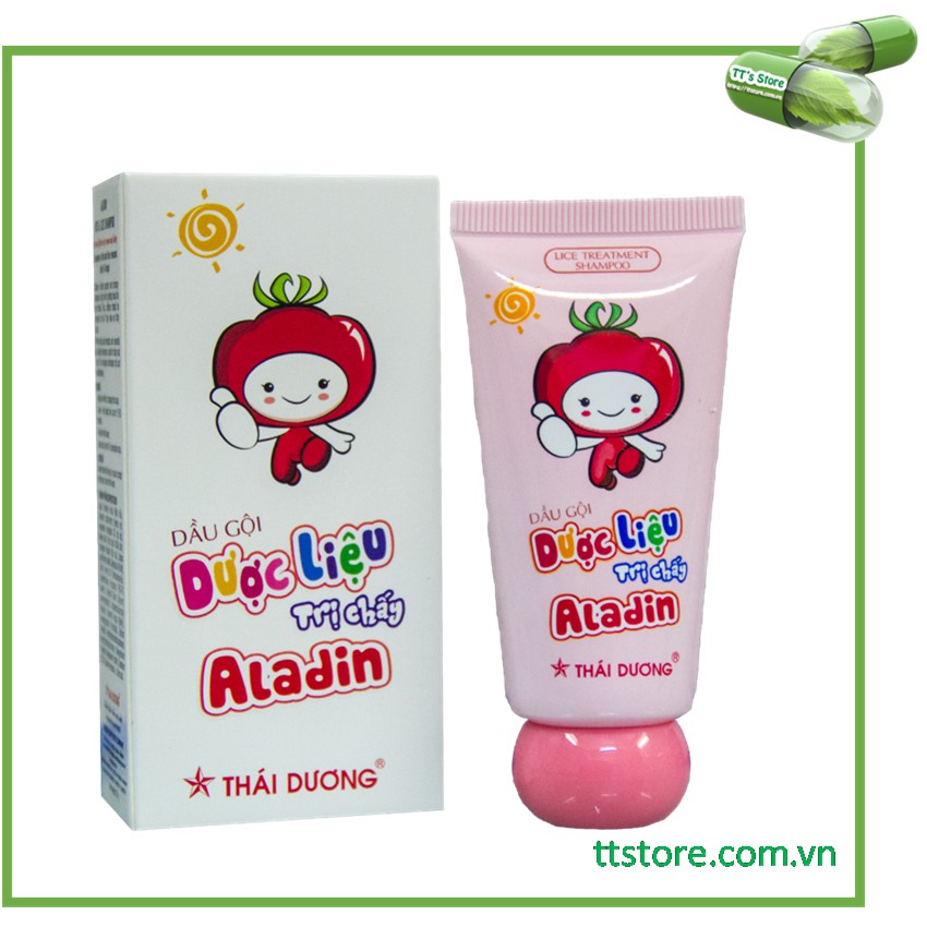 Dầu gội dược liệu trị chấy cho bé Aladin Thái Dương (30g)