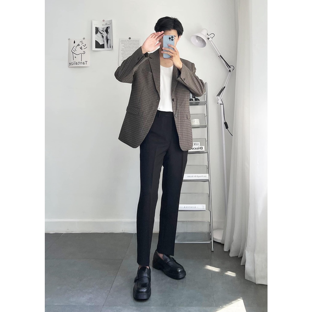 ÁO BLAZER SỌC CARO (VM102)