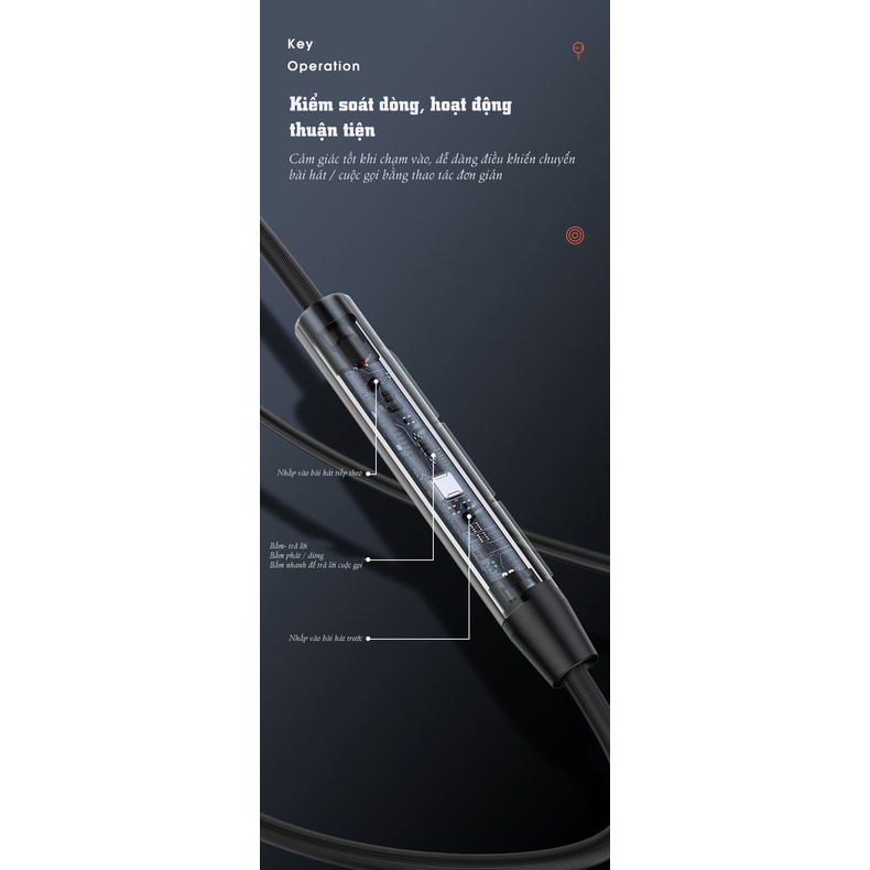 Tai nghe PISEN Metalic Semi-In-Ear 3.5mm / Type-C - Hàng chính hãng