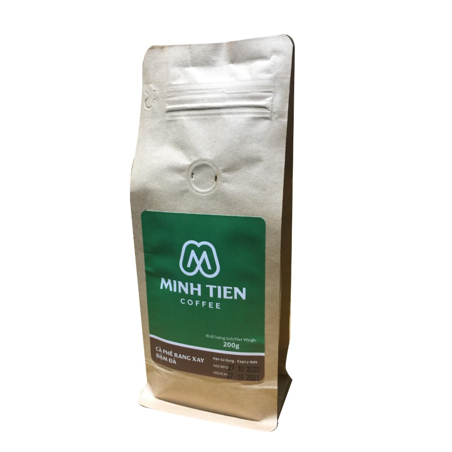 Cà phê hạt rang, rang xay đặc biệt, rang mộc gói 200g -500g