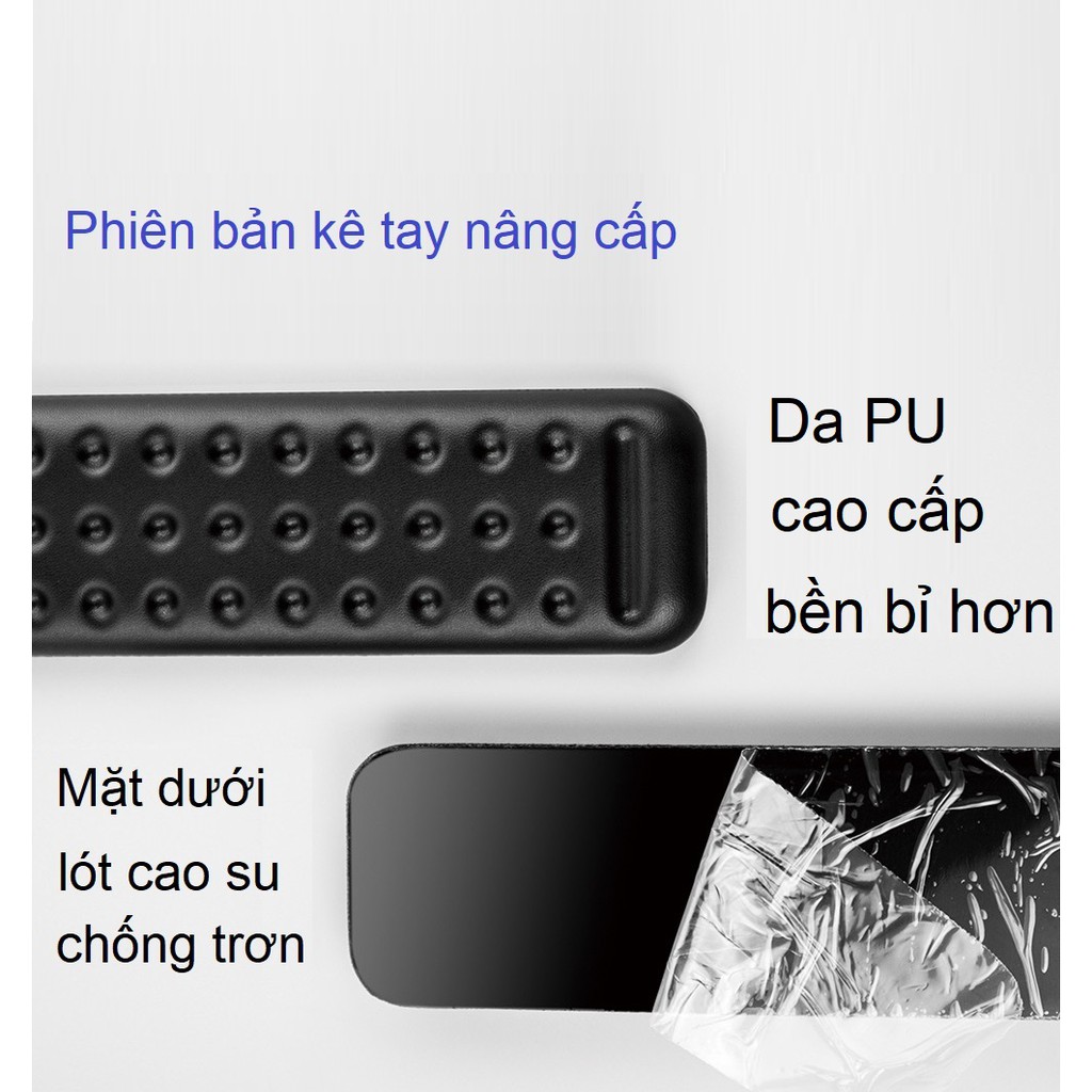 Kê tay bàn phím da PU cho bàn phím 87 104 108 chuột máy tính PU