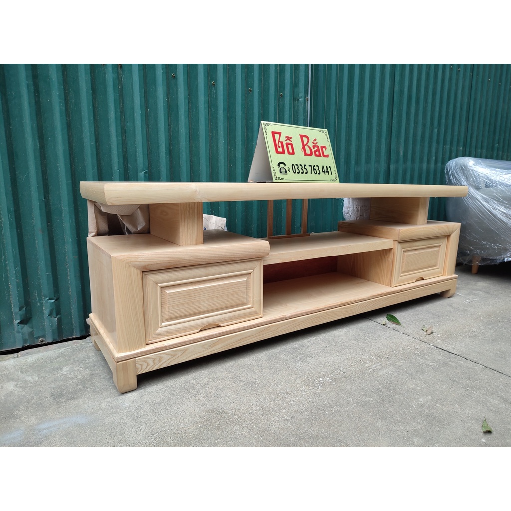 Kệ ti vi sồi 1m2, 1m4, 1m6 giá gốc tại xưởng - kệ tivi