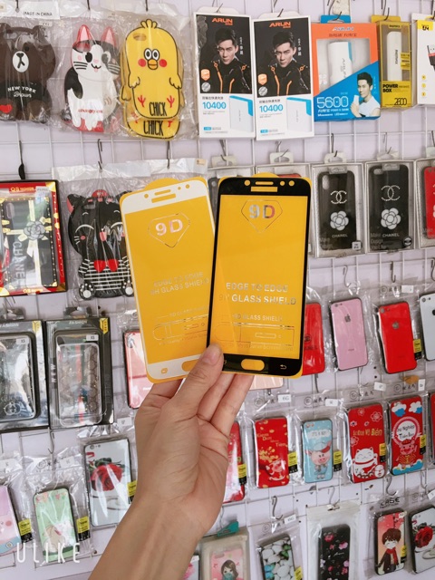 Kính cường lực J7 Pro Full màn hình, Full keo Tặng Phụ kiện