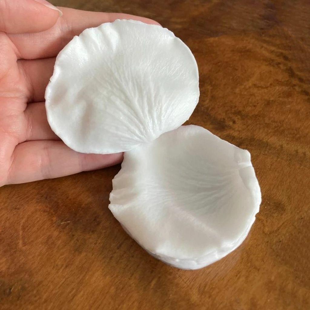 Khuôn Silicone Cấp Thực Phẩm Tạo Hình Cánh Hoa Hồng Trang Trí Bánh Sáng Tạo