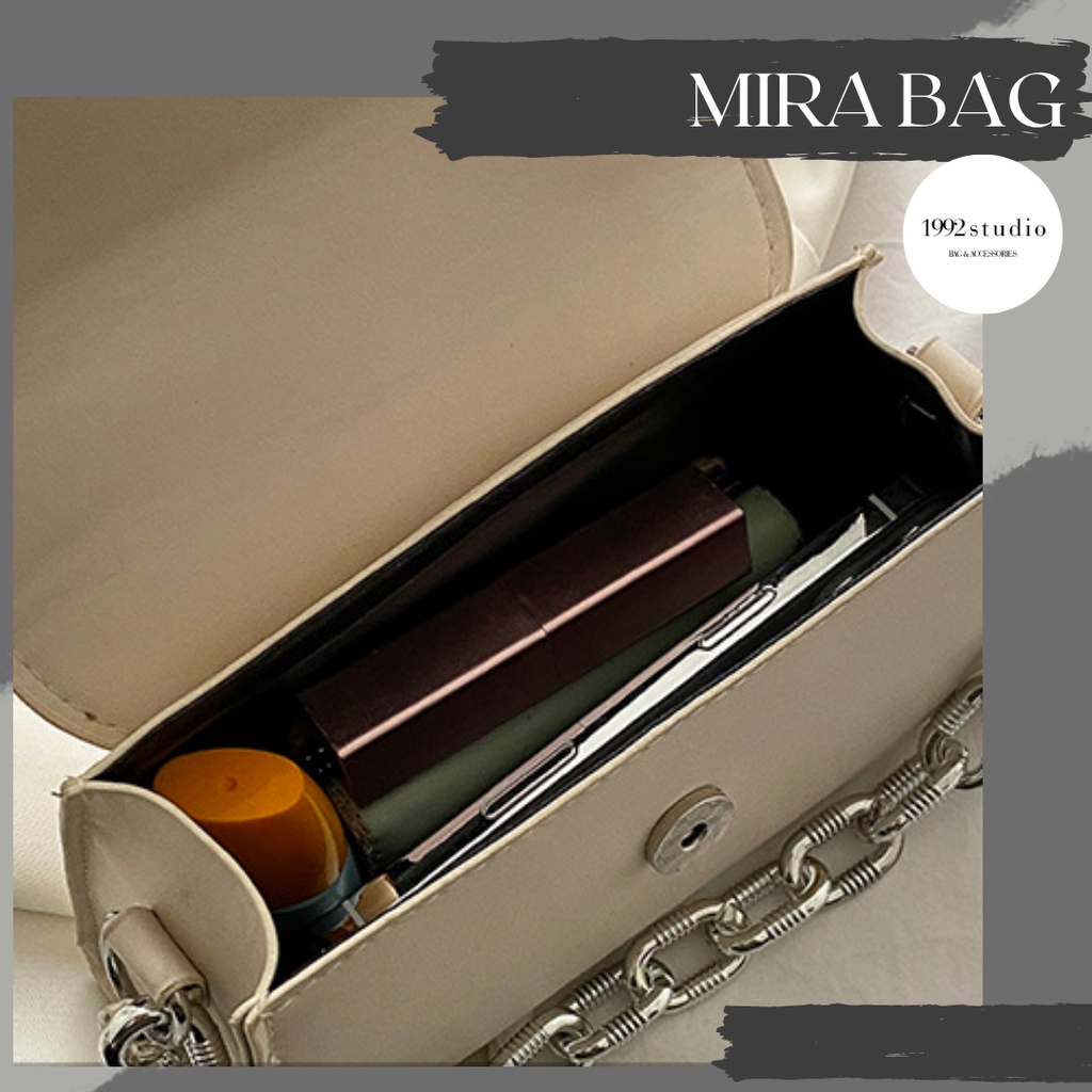 Túi xách nữ/ 1992 s t u d i o/ MIRA BAG/ Túi dây xích, phối xích cá tính lạ mắt