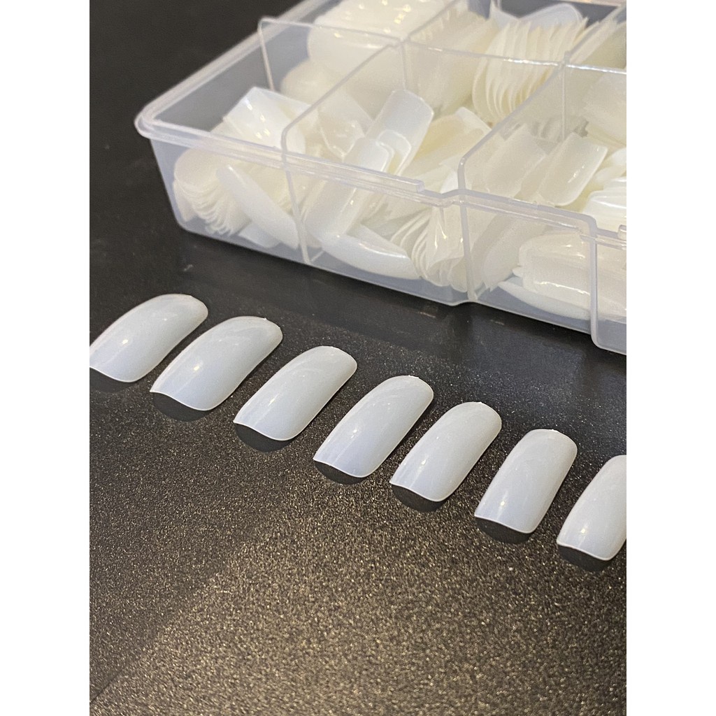 Móng úp chân dài fom chuẩn đủ size,Hộp móng úp chân tay phom đẹp