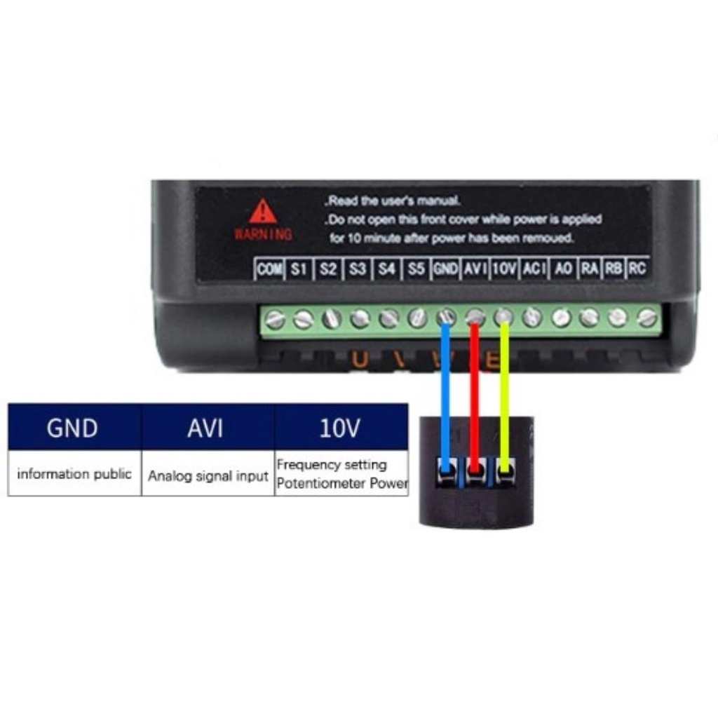 Biến trở LA42DWQ phi 22mm lắp tủ điện, chiết áp 1K, 2K, 5K, 10K, 50K, 100K, 500K dùng trong biến tần điều khiển động cơ