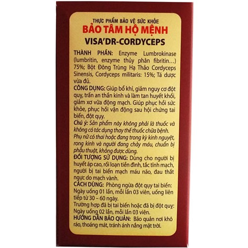Viên phòng chống đột quỵ- Bảo Tâm Hộ Mệnh | BigBuy360 - bigbuy360.vn
