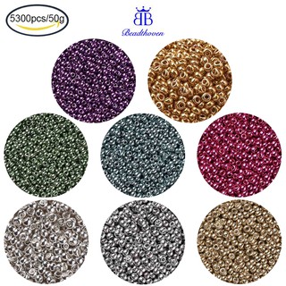 5300 Hạt Xỏ Lỗ Làm Trang Sức 11 / 0 2.3x1.5mm: 1mm Khoảng 5300 Cái / 50g