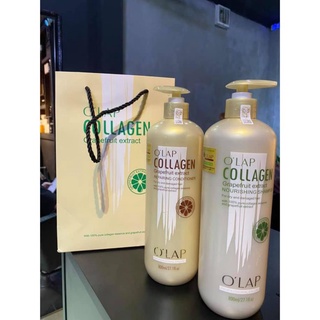 CẶP DẦU GỘI XẢ OLAP COLLAGEN SIÊU MỀM MƯỢT 800ML X 2. HÀNG CHÍNH HÃNG ALYA