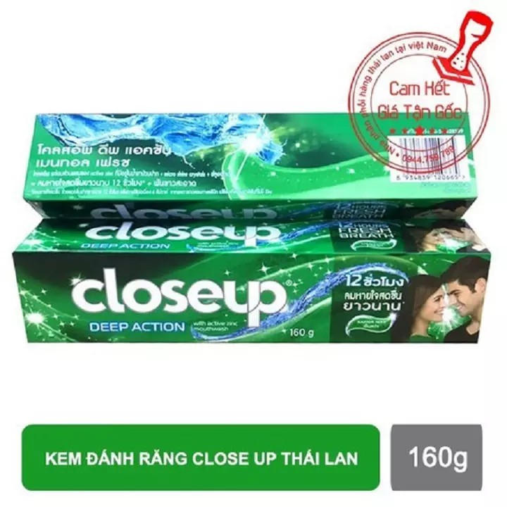 Kem Đánh Răng Close Up Thái Lan 160gr