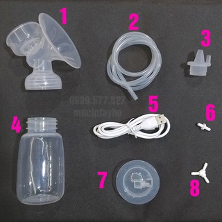 van chân không máy hút sữa real bubee