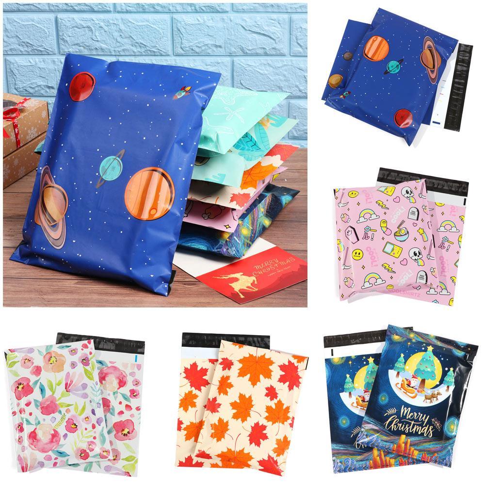 LEISURE 10 Phong Bì Thư In Họa Tiết Chất Lượng Cao