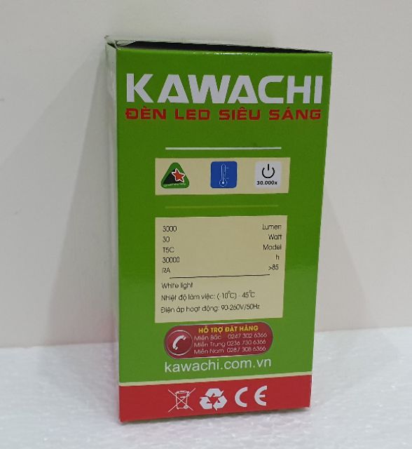 Bóng đèn Led 30W KAWACHI siêu sáng công nghệ Nhật Bản.BH 12 tháng