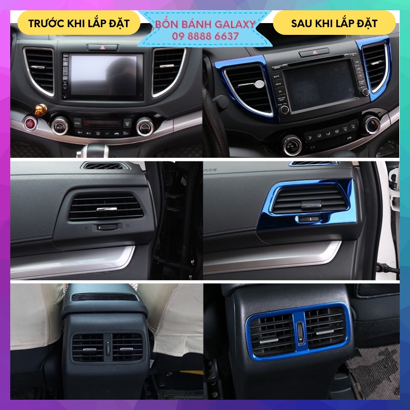 ỐP TRANG TRÍ CỬA GIÓ ĐIỀU HÒA HONDA CRV 12 - 16