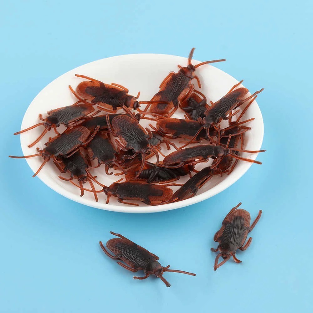 COMBO 10 CÔN TRÙNG CAO SU RẾT, GIÁN, BÒ CẠP, THẠCH SÙNG ĐỒ CHƠI MÔ HÌNH