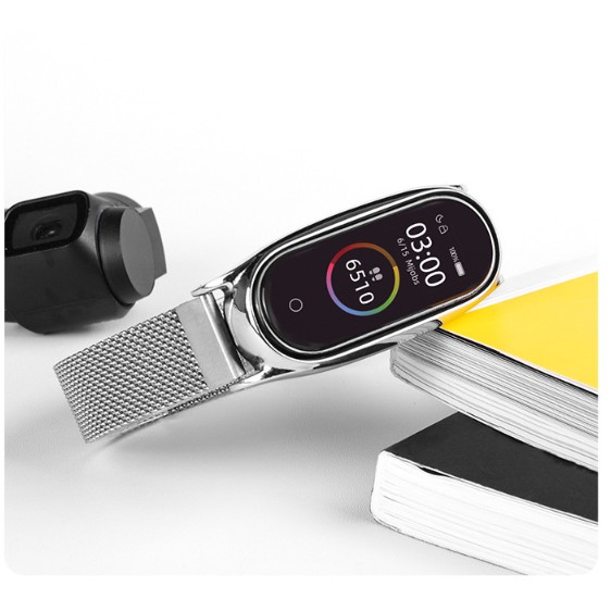 [Mã ELFLASH5 giảm 20K đơn 50K] Dây đeo Milanese loop Xiaomi miband 5 / Miband 6 - Mijobs