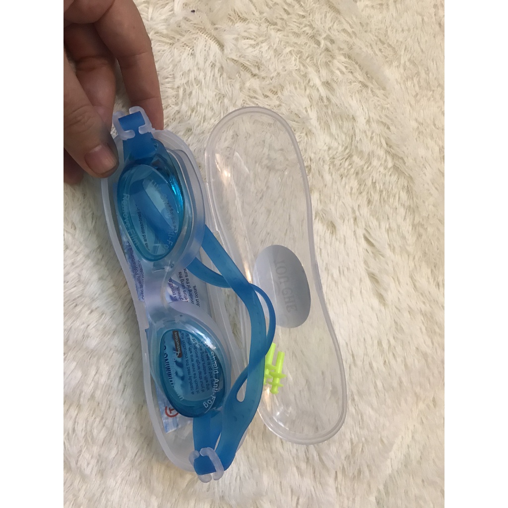 Kính bơi TOUCHE cho người lớn và trẻ em loại xin, chống mờ hơi nước khi bơi