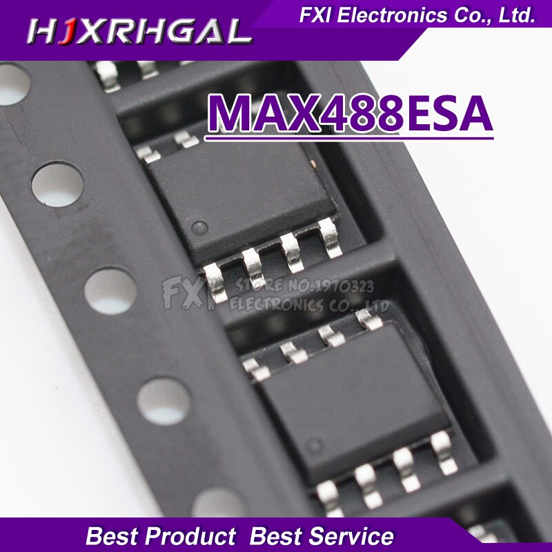 Set 10 linh kiện thu phát giao diện IC MAX488ESA MAX488 MAX488 SOP-8 RS-422/RS-485 RS-485/RS-422