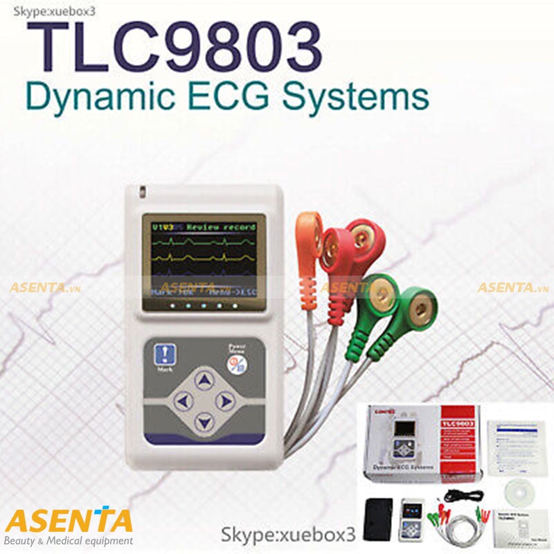 Holter điện tâm đồ, máy holter điện tim Contec TLC9803