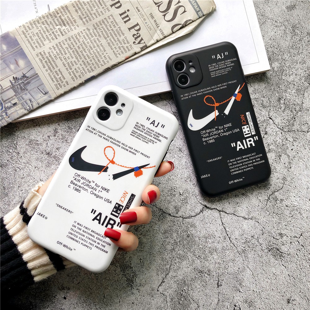 Ốp Điện Thoại In Logo Nike Air Off White Thời Trang Cho Iphone 12pro Max 12mini 11 Pro Max X Xs Xr Xsmax 7 8 Plus | BigBuy360 - bigbuy360.vn