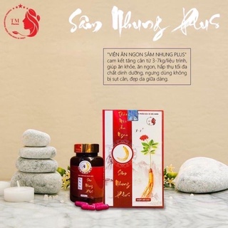 Tăng Cân Sâm Nhung Plus Chính Hãng( hộp 60 viên)