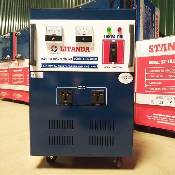 Ổn Áp Litanda 10KVA-DRI dải 50V