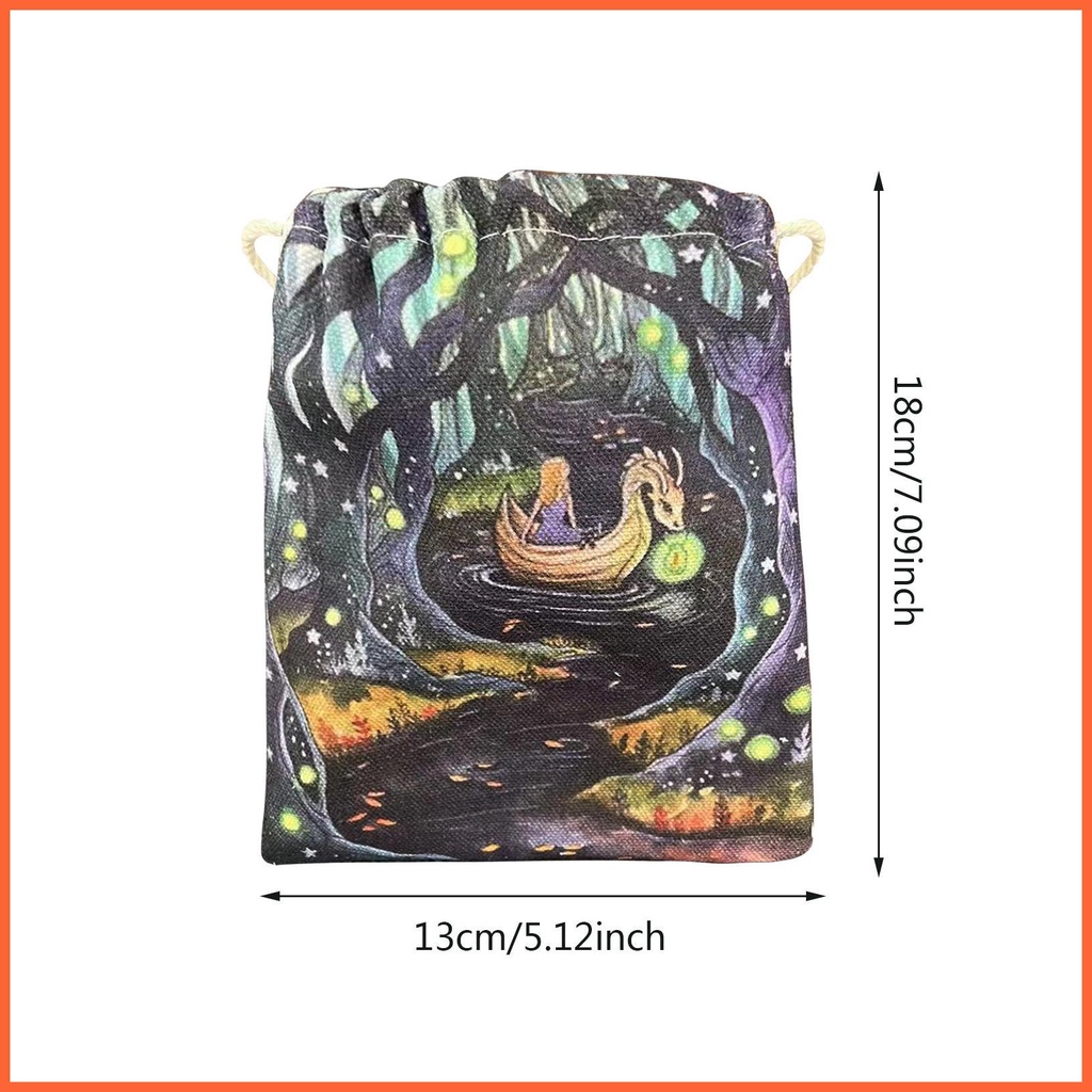Túi Dây Rút Đựng Thẻ Bài Tarot Oracle Tiện Dụng