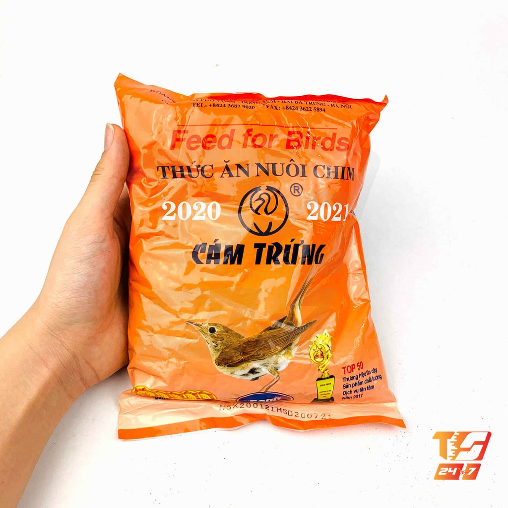 [Mã PET50K giảm Giảm 10% - Tối đa 50K đơn từ 250K] Cám Trứng Ba Vì (Không Tem) 500g - Thức Ăn Chim