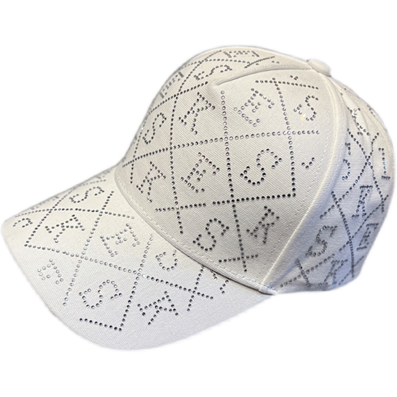 Mũ lưỡi trai đính đá họa tiết chữ thời trang Hàn Quốc 2022 cho nữ