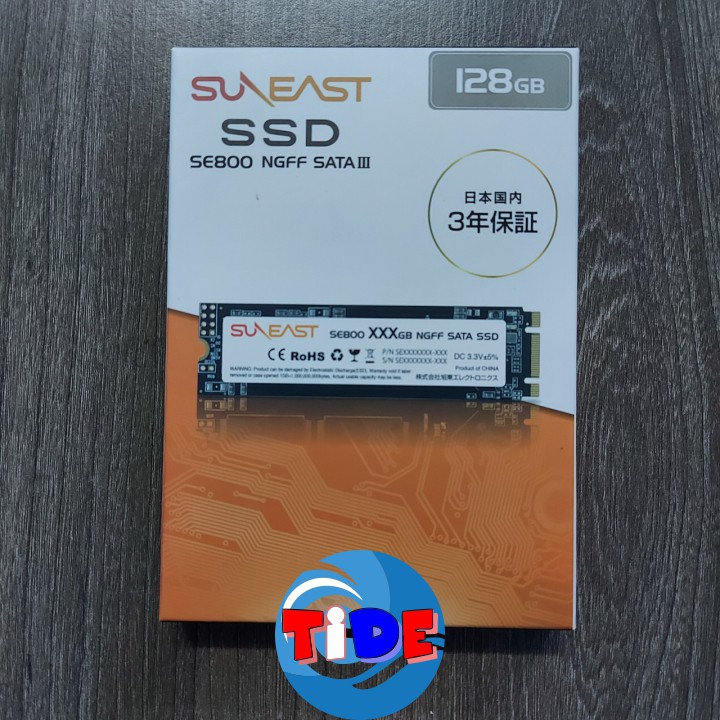 Ổ cứng SSD M2 SunEast 128GB nội địa Nhật Bản – CHÍNH HÃNG – Bảo hành 3 năm