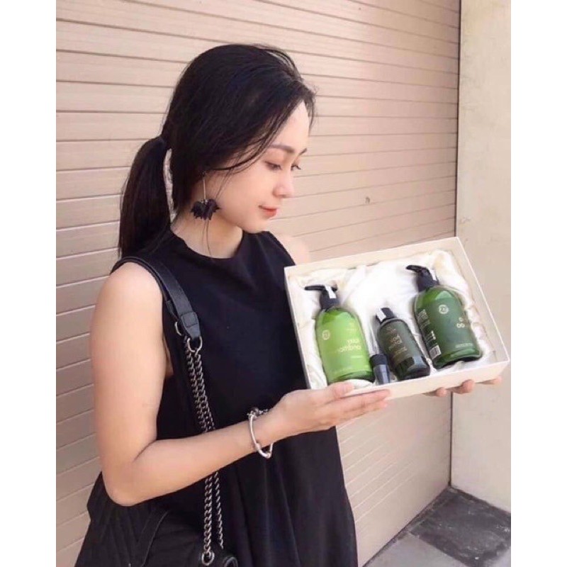 Combo Bộ Dầu Gội+Xả+Tinh Dầu Bưởi ViJully xịt dưỡng kích thích mọc ngăn rụng tóc