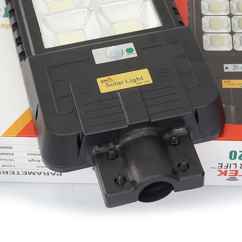 Đèn Đường Năng Lượng Mặt Trời Liền Thể SUNTEK LED Solar Light AIO-120 120W - Hàng Chính Hãng - Bảo hành 3 năm 1 đổi 1