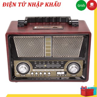 RADIO | FM | Loa đài Kemai MD-1802UR Bluetooth không dây nghe FM - Vintage - hàng chính hãng- bh 12 tháng