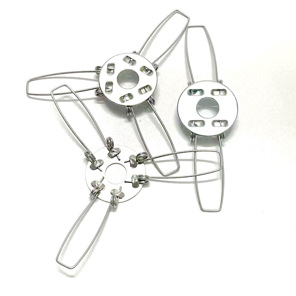 Càng kẹp giữ đèn thủy tinh, đèn gốm, phụ kiện đèn DIY