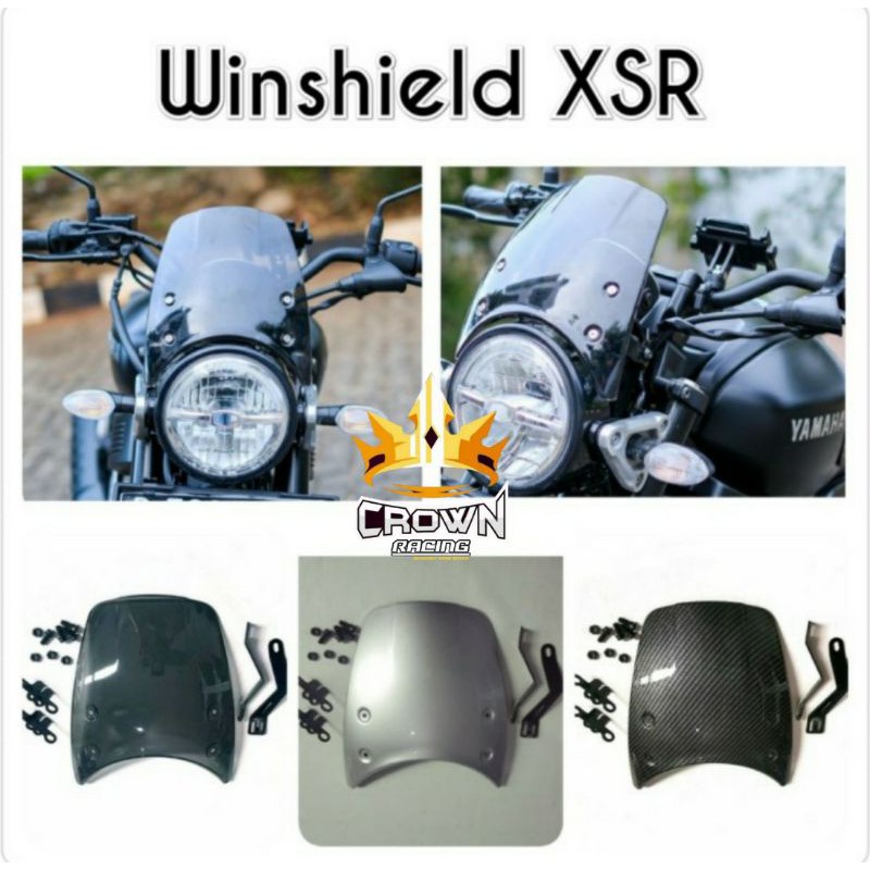 Khói Nemo / Kính Chắn Gió Carbon Yamaha XSR 155