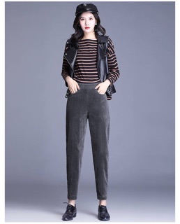 Combo 2 chiếc quần nhung lót lông nâu/xám/đen