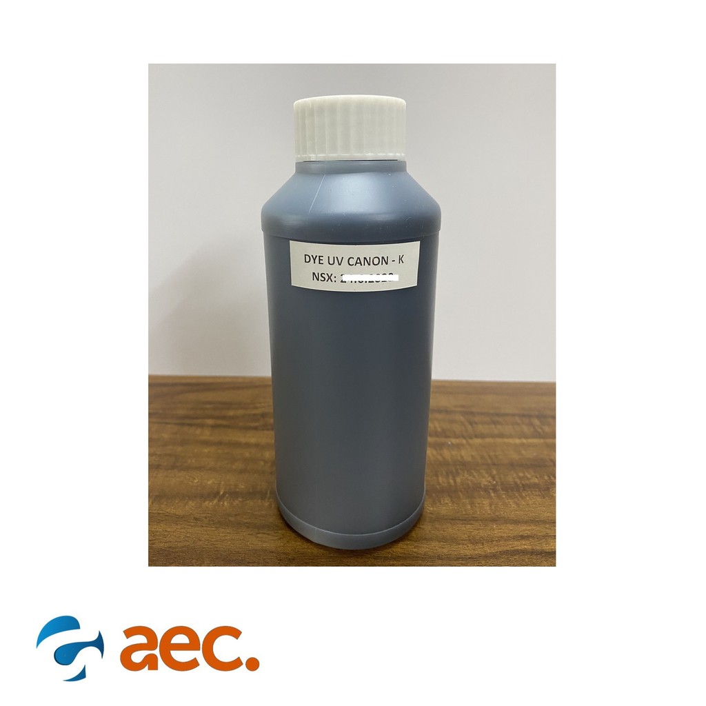 Mực Dye UV chất lượng cao, chống bay màu thương hiệu Mazano chai 500ml màu BK  dùng cho các máy in phun Epson