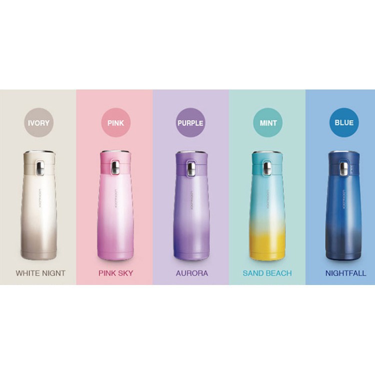 Bình giữ nhiệt Holiday Sunset I.d Tumbler 450ml Lock&amp;Lock - LHC3245 Nhiều màu   - Hàng chính hãng