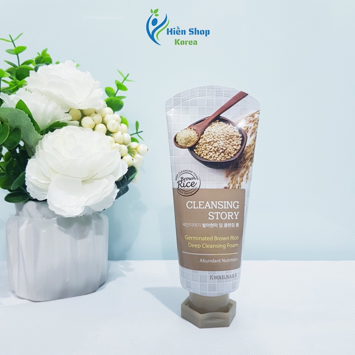 Sữa rửa mặt hàn quốc kwaillana cleansing story trà xanh, nhân sâm, dưa leo, lô hội, gạo nâu giúp sạch bã nhờn, tạo ẩm
