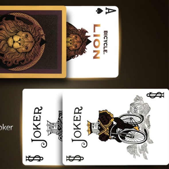 Bài Tây ảo thuật cao cấp chính hãng USA : Lion Playing Card