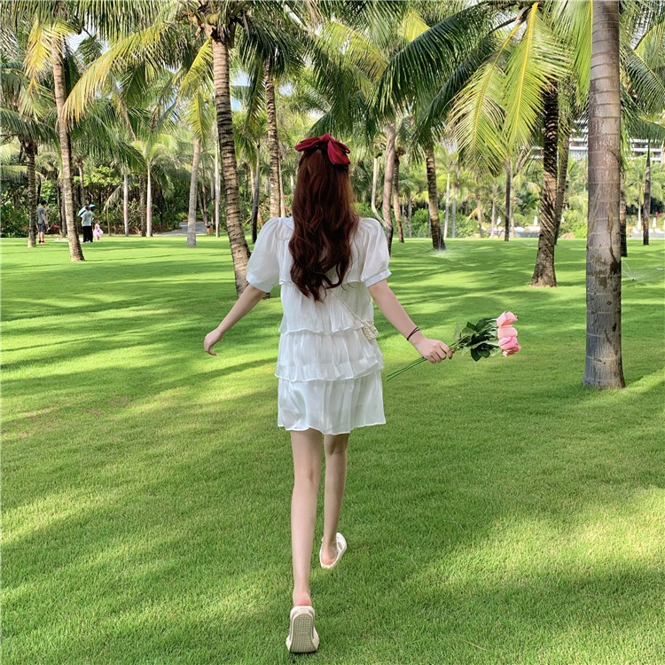 JANE'S sẵn Đầm sơ mi tầng  tiểu thư Voan lụa sương óng ánh chất đẹp xinh xắn HÀNG QUẢNG CHÂU J0288 | BigBuy360 - bigbuy360.vn