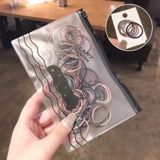 SET 100 DÂY CỘT TÓC KÈM TÚI ZIP