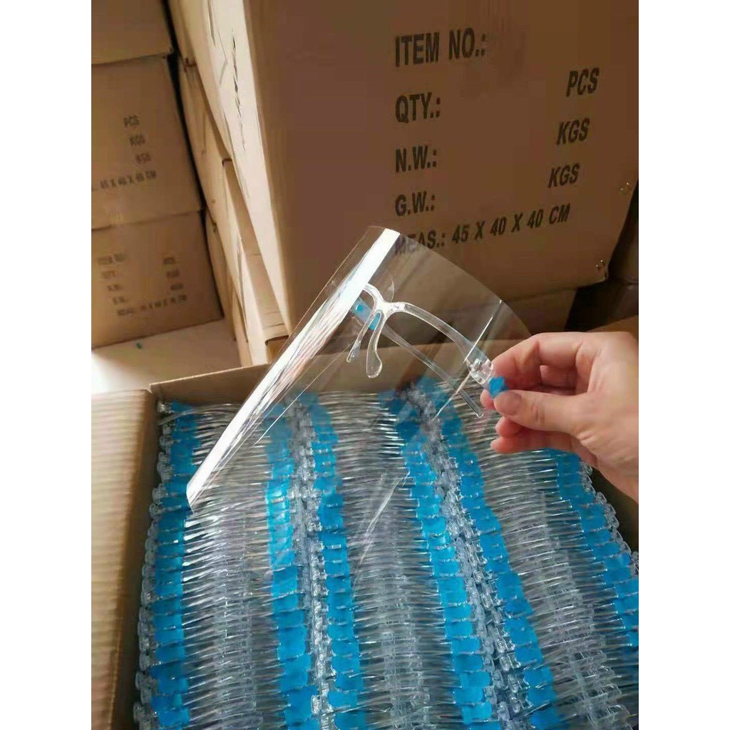 Kính Bảo Hộ Chống Giọt Bắn Phòng Dịch FACE SHIELD- Kính Đi Đường Chống Bụi Trong Suốt | BigBuy360 - bigbuy360.vn