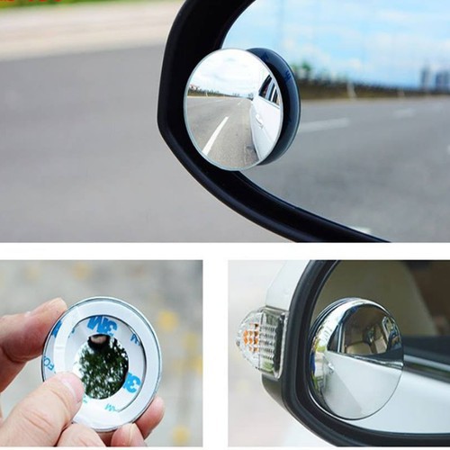 Bộ 2 Gương cầu lồi gắn kính chiếu hậu 360 xóa điểm mù ô tô xe hơi Cao Cấp | OTOALO