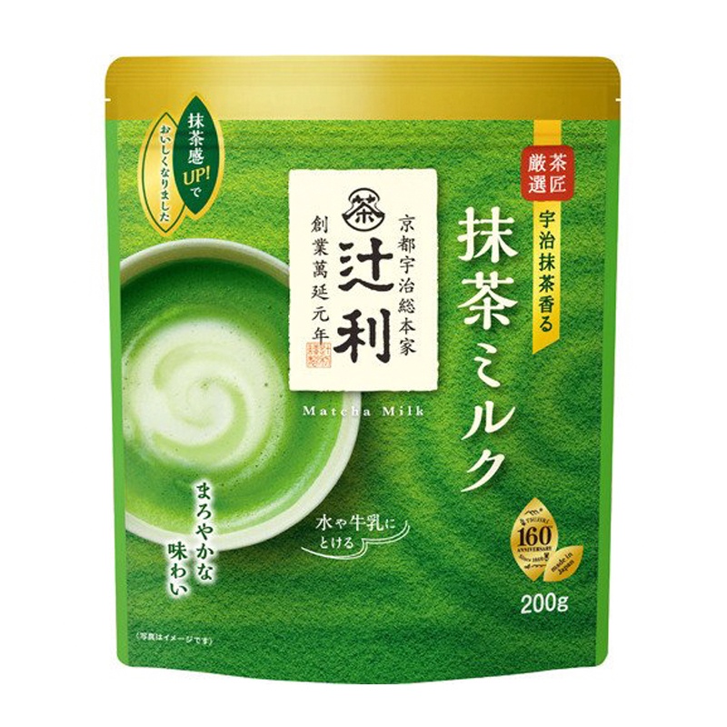Bột trà sữa trà xanh Tsuriji Kataoka Matcha Milk 200g
