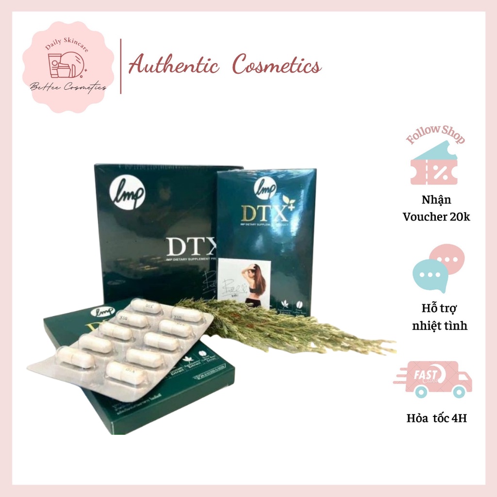 Viên uống DTX Plus giảm cân full hộp 10 vĩ