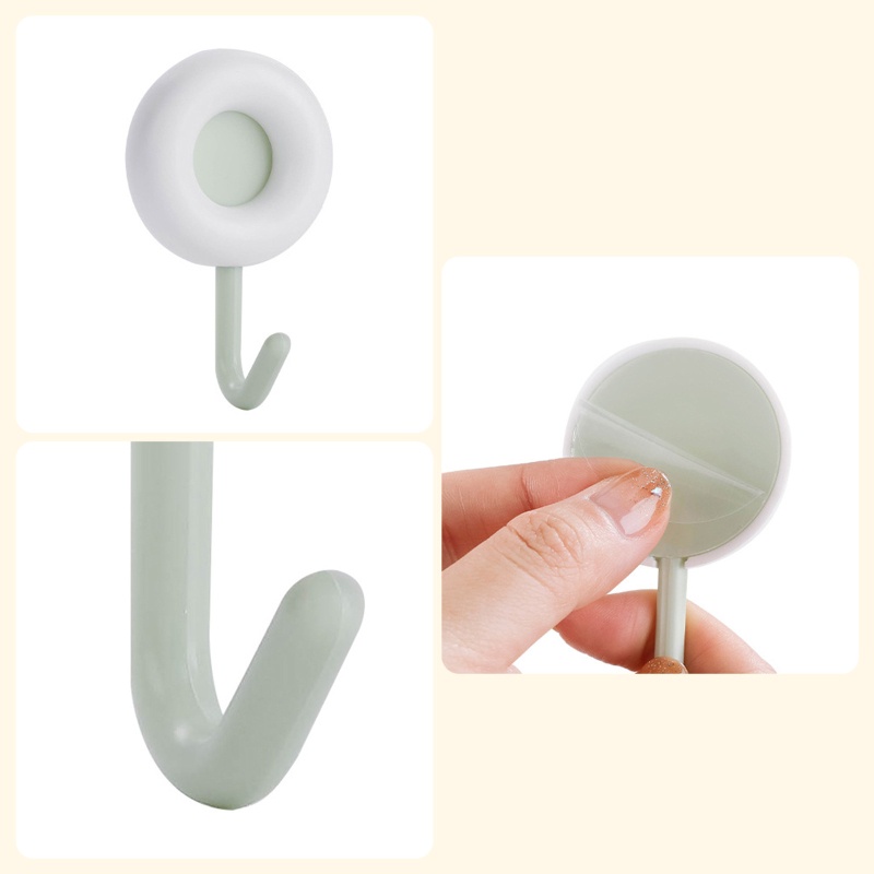 Set 4 Móc Treo Khăn Đa Năng Gắn Tường Chịu Lực Tốt