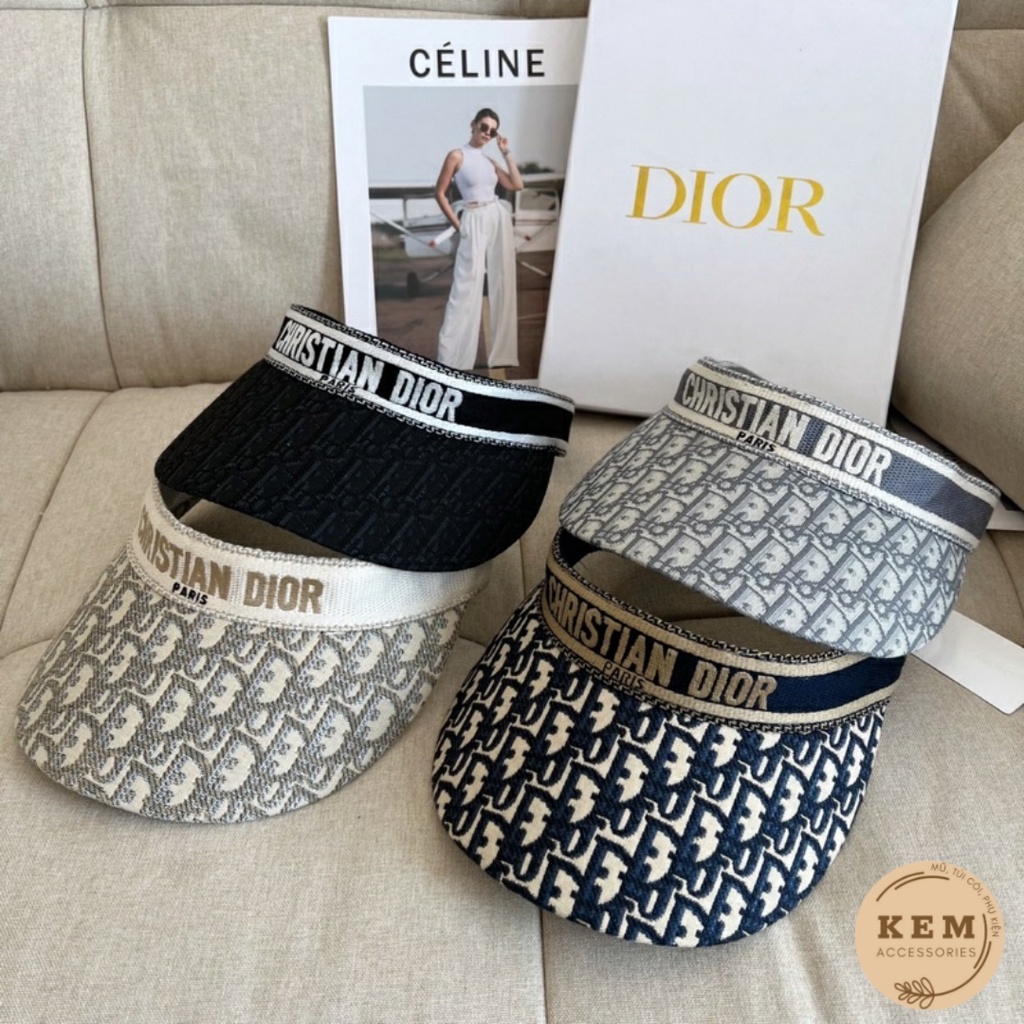 Mũ lưỡi trai nửa đầu Dior hở chóp cao cấp, đủ màu sắc